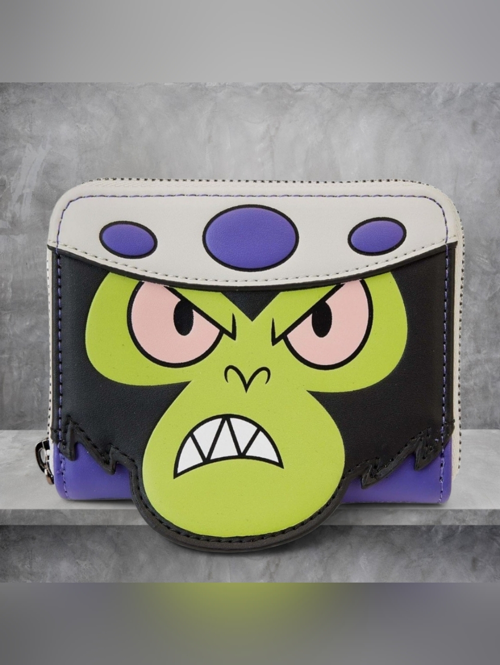 Loungefly Powerpuff Girls Mojo Jojo GITD Cosplay Wallet 💜